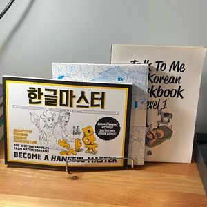 Beginner Learn Korean Package (Hangeul Master + Level 1 Textbook + Workbook)